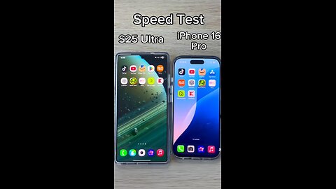 iPhone 16 Pro Max vs Samsung Galaxy S25 Ultra - Ultra Speed