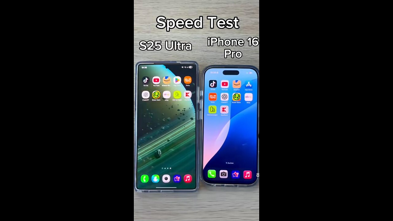 iPhone 16 Pro Max vs Samsung Galaxy S25 Ultra - Ultra Speed