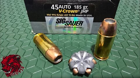 SIG SAUER 185gr .45 ACP: Is This the ULTIMATE Self-Defense Ammo?(Ballistics & Range Test)