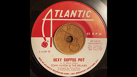 Sample From The Original Artist. Tony Alvon & The Belair.