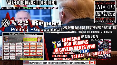Ep 3657b - [FF] Shutdown,Precipice,Trump Is Now Setting The Stage To Bring The Criminals To Justice