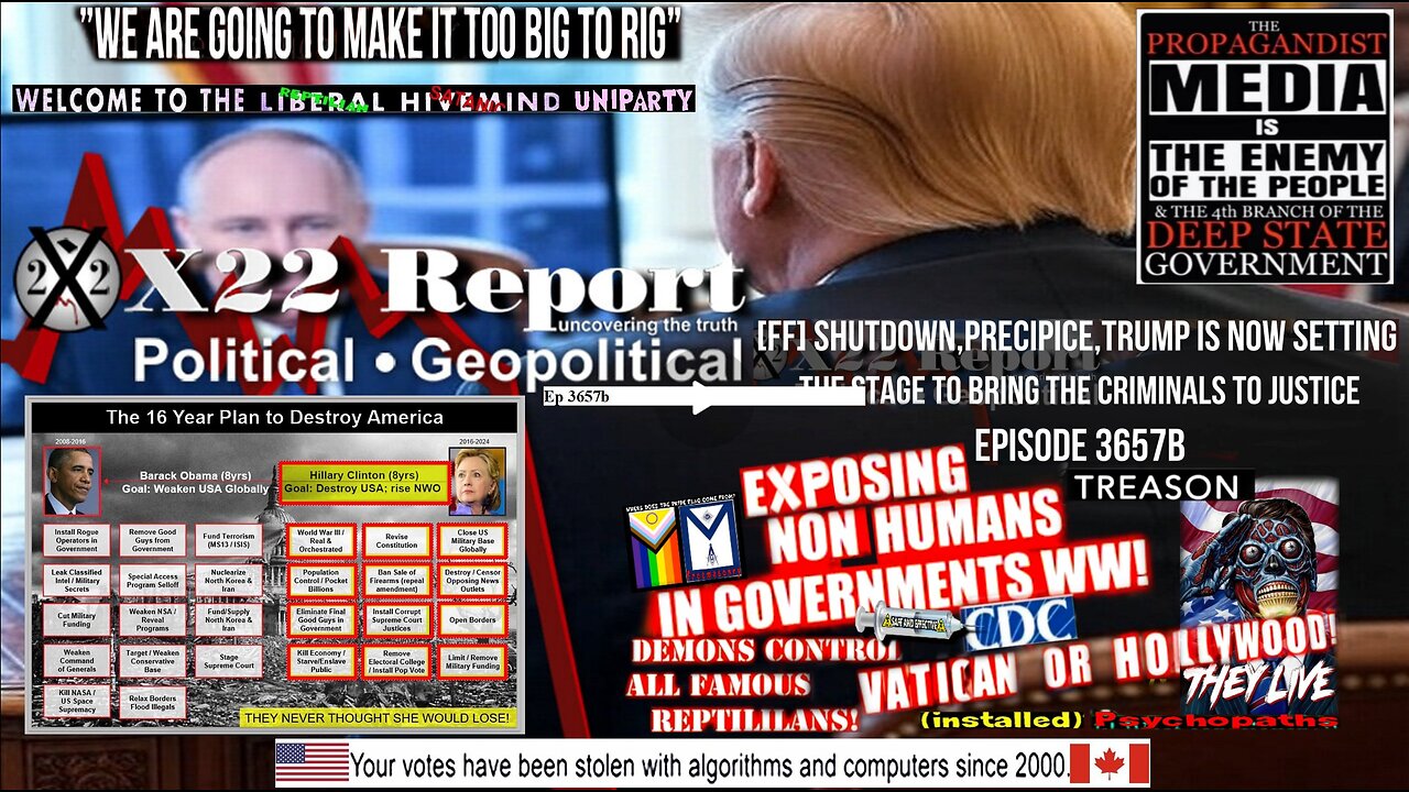 Ep 3657b - [FF] Shutdown,Precipice,Trump Is Now Setting The Stage To Bring The Criminals To Justice