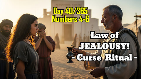 Day 40/365 - Law of Jealousy & Infidelity | Duties for Levites | Nazarite Vows #bible #biblereading