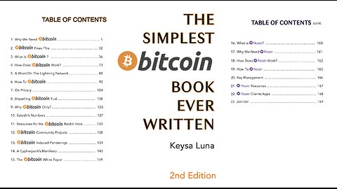 The Simplest Bitcoin Book - 2nd Ed. 2024 - Video Promo