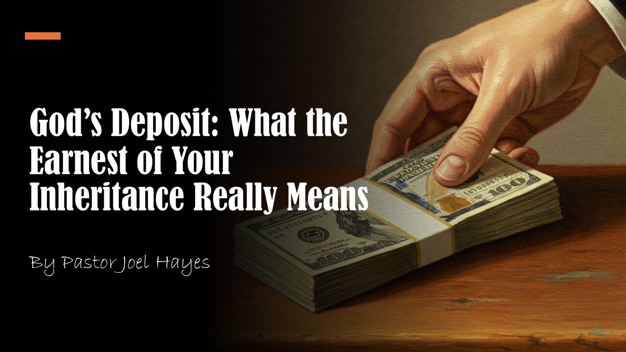 God’s Deposit: What the Earnest of Your Inheritance Really Means | Pastor Joel Hayes