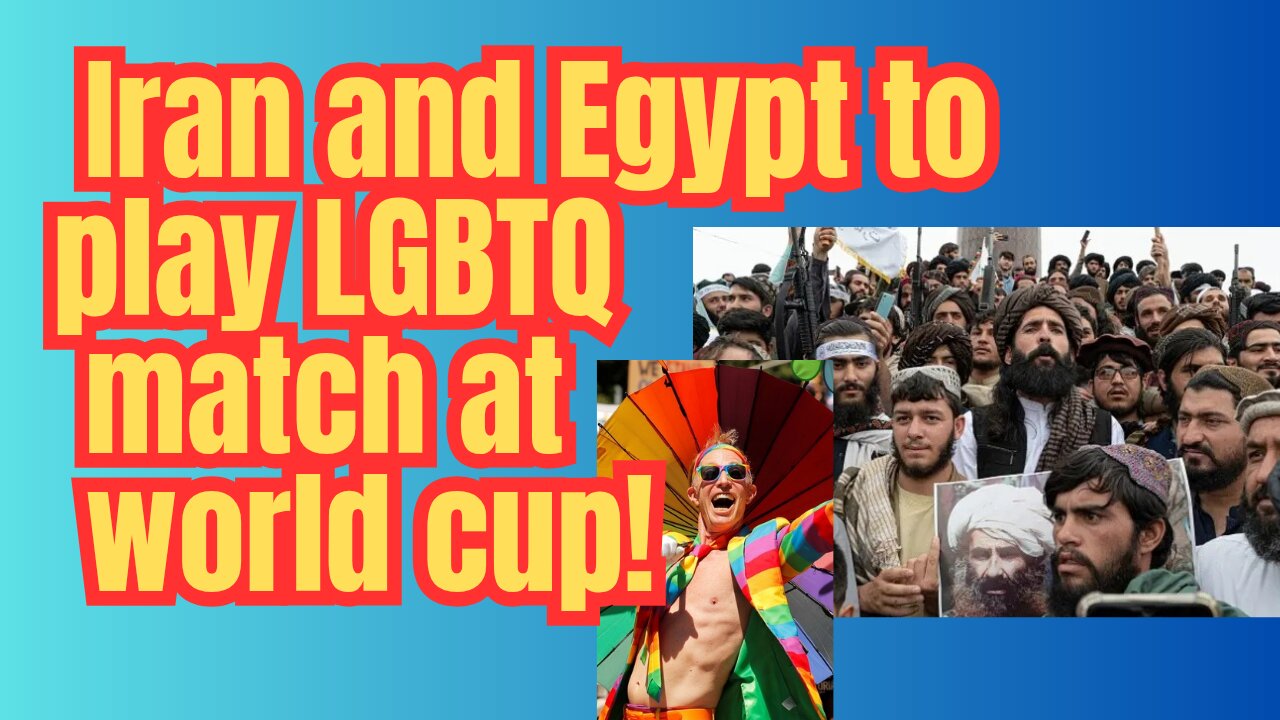 Iran and Egypt's joyful reaction to be playing LGBTQ round at W.Cup!