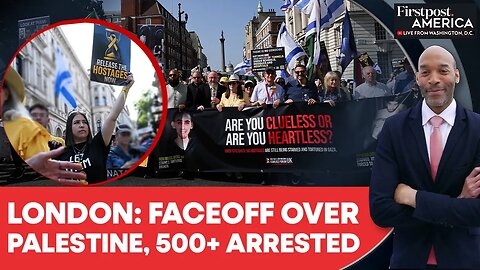 London: 522 Arrested In Pro-Palestine Action Protest Outside Parliament | Firstpost America | N18G