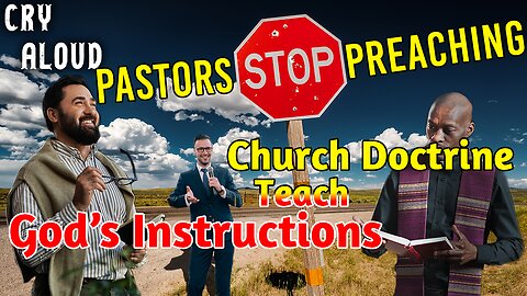 Stop Preaching What isn't Scripture!