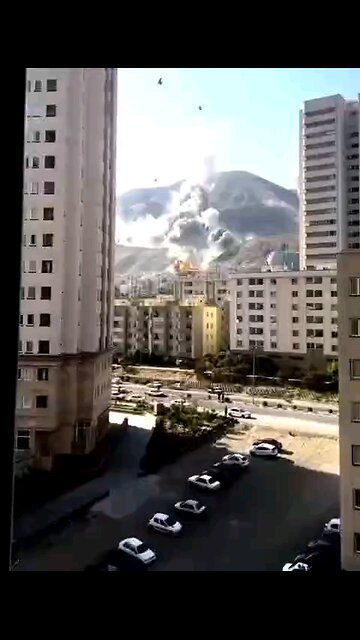 A strike in northern Tehran a few hours ago!