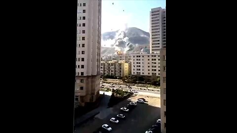 A strike in northern Tehran a few hours ago!