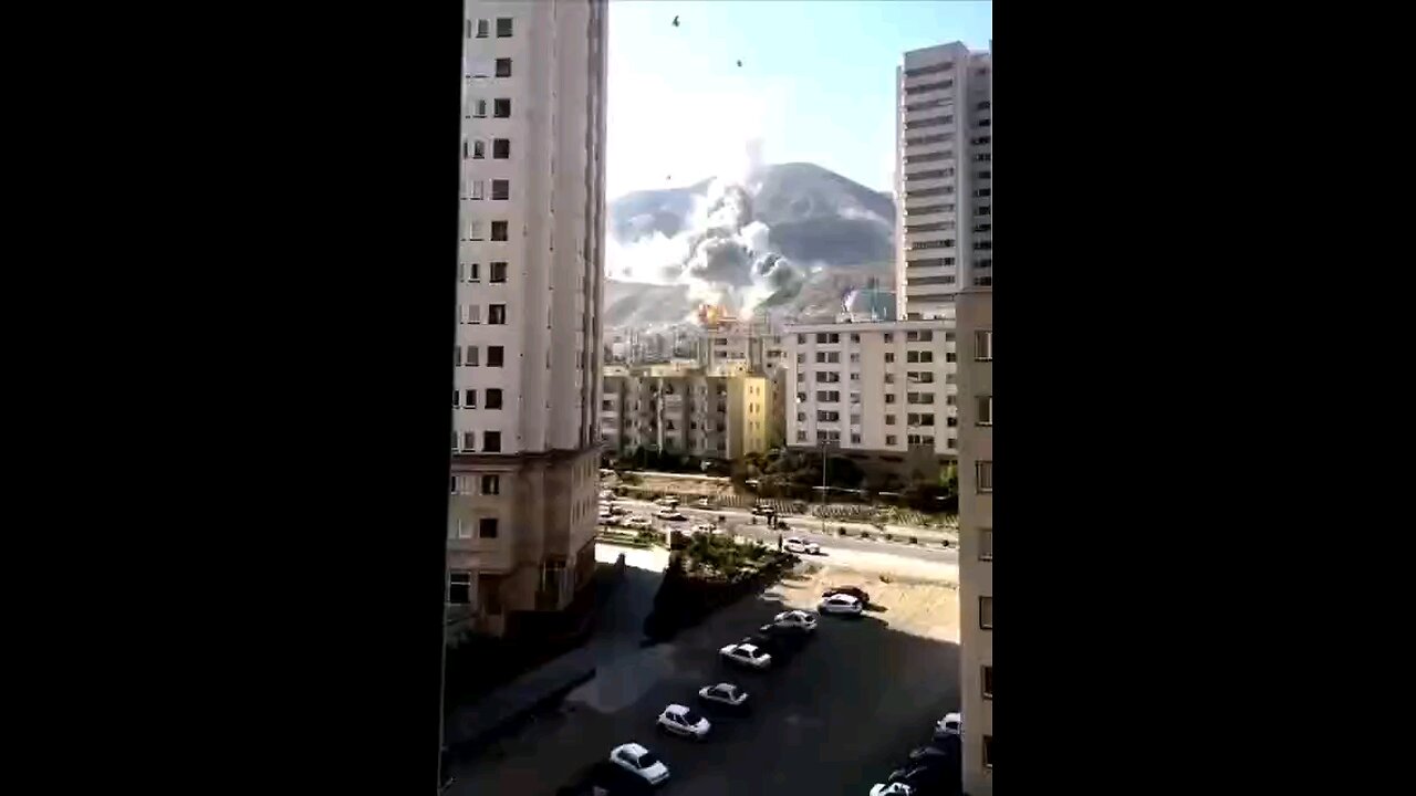 A strike in northern Tehran a few hours ago!