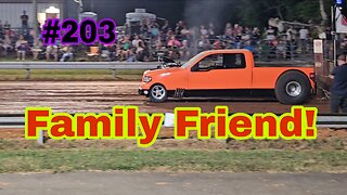 Legendary Mr Danny Lusk And Family Friend Enters Truck Pull‼️