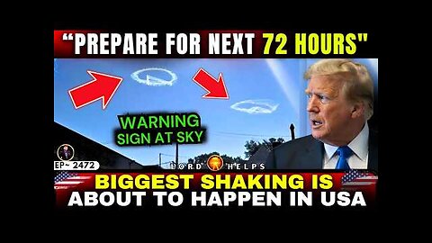 WARNING SIGN- Biggest Shaking Coming In USA?prepare for next 72hous