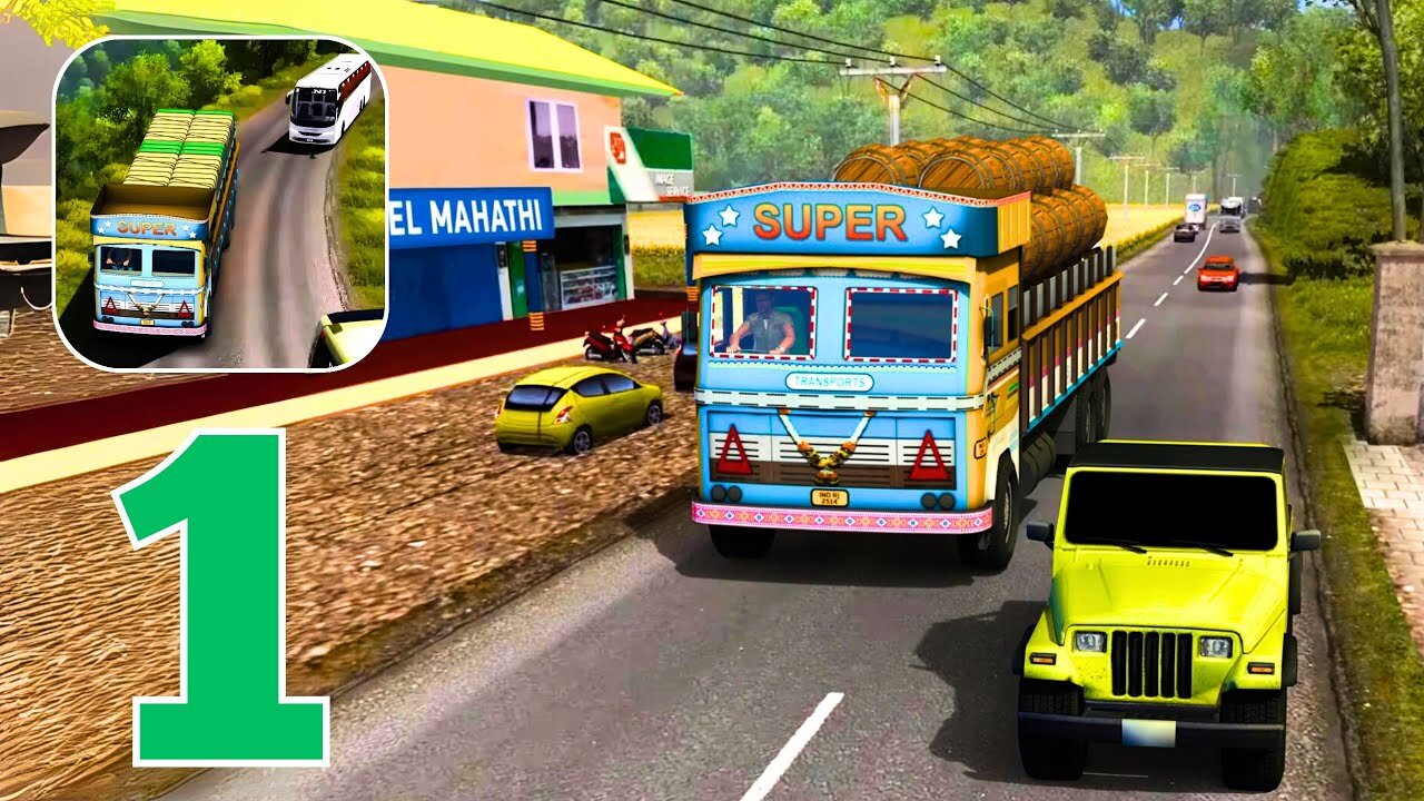Mountain Truck Drive - Gameplay Walkthrough | Part 1 (Android)