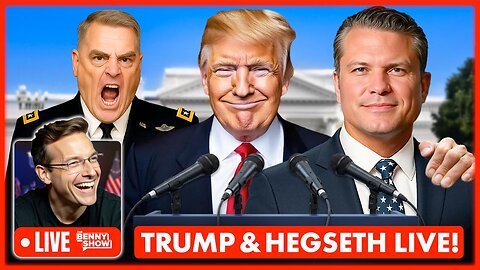 🚨Trump SHOCK Announcement LIVE Now From White House With Secretary of Defense Pete Hegseth