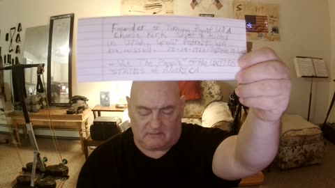 NOT A GOOD DAY FOR AMERICA. FOUNDER OF TURNING POINT U.S.A. CHARLIE KIRK, SHOT AND KILLED.