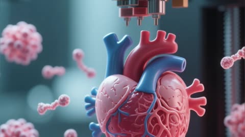 Corações Impressos em 3D Maravilhas Bio-Tecnológicas em 1 Minuto in Portuguese