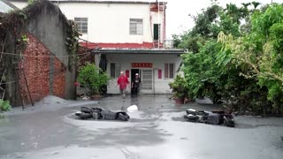 Super Typhoon Ragasa leaves Taiwan town swamped in mud