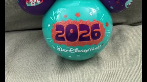 Walt Disney World 2026 Mickey Mouse Icon Ornament with Figurine on Top #shorts