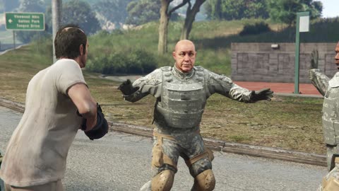 Battle120 Trevour Takes on the Army again GTA V
