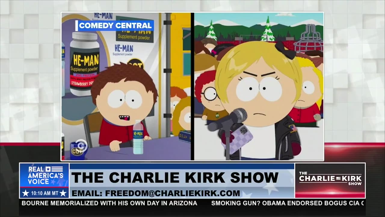 CHARLIE KIRK PARODIED IN SOUTH PARK'S LATEST EPISODE