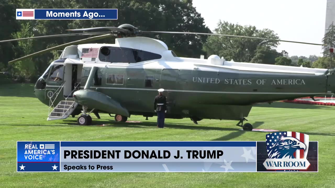WATCH LIVE: President Trump Departs White House For Scotland Visit