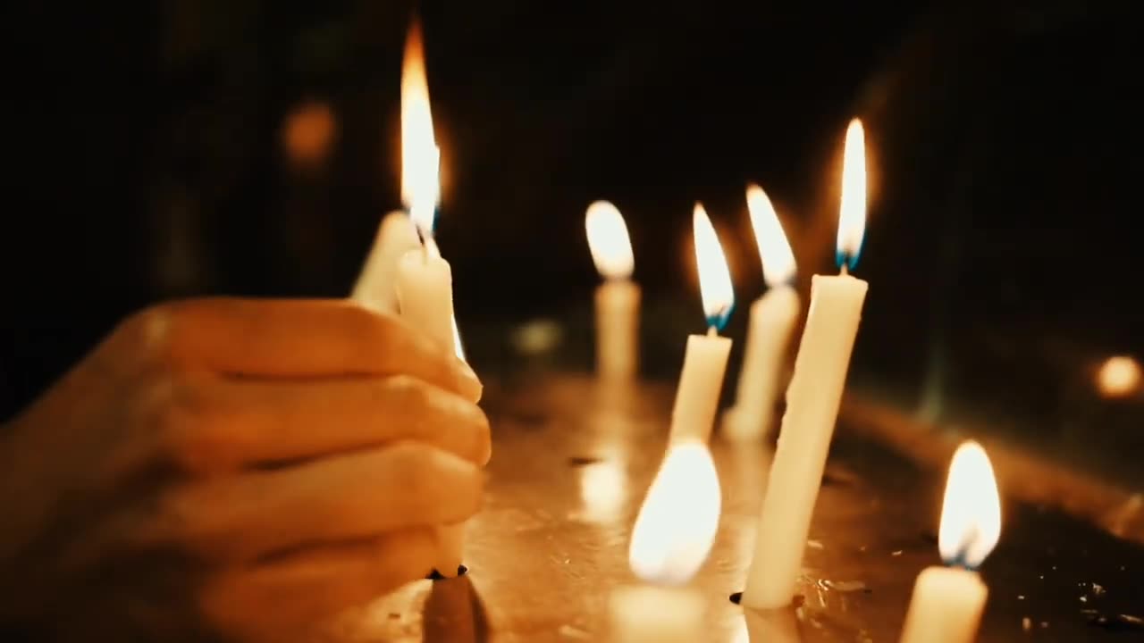 Dogs Sing With A Priest During Mass