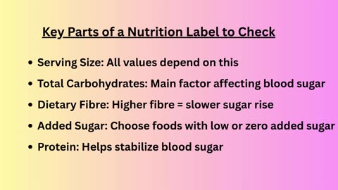 How to Read a Nutrition Label? A Complete Guide for People with Diabetes
