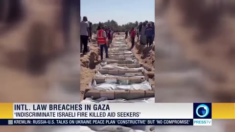 A new report reveals that Israeli forces bulldozed the bodies of Palestinians killed in Gaza