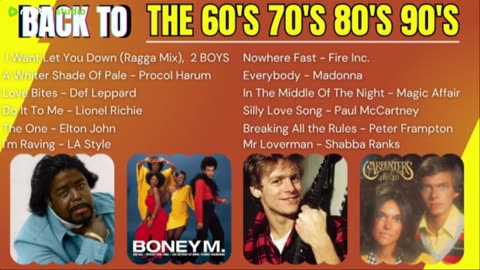 Back To The 60s 70s 80s 90s - Greatest Music Hits - Best Songs Of The times 2