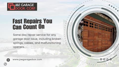 Residential Garage Door Experts in Illinois - J&E Garage Door