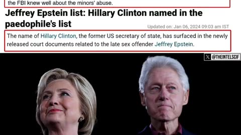 THE CLINTONS NAMED IN UNSEALED FILES & TRAVELED TO MULTIPLE EPSTEIN ...