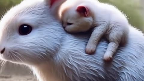 Rabbit Rescue the Kitty in Swamp