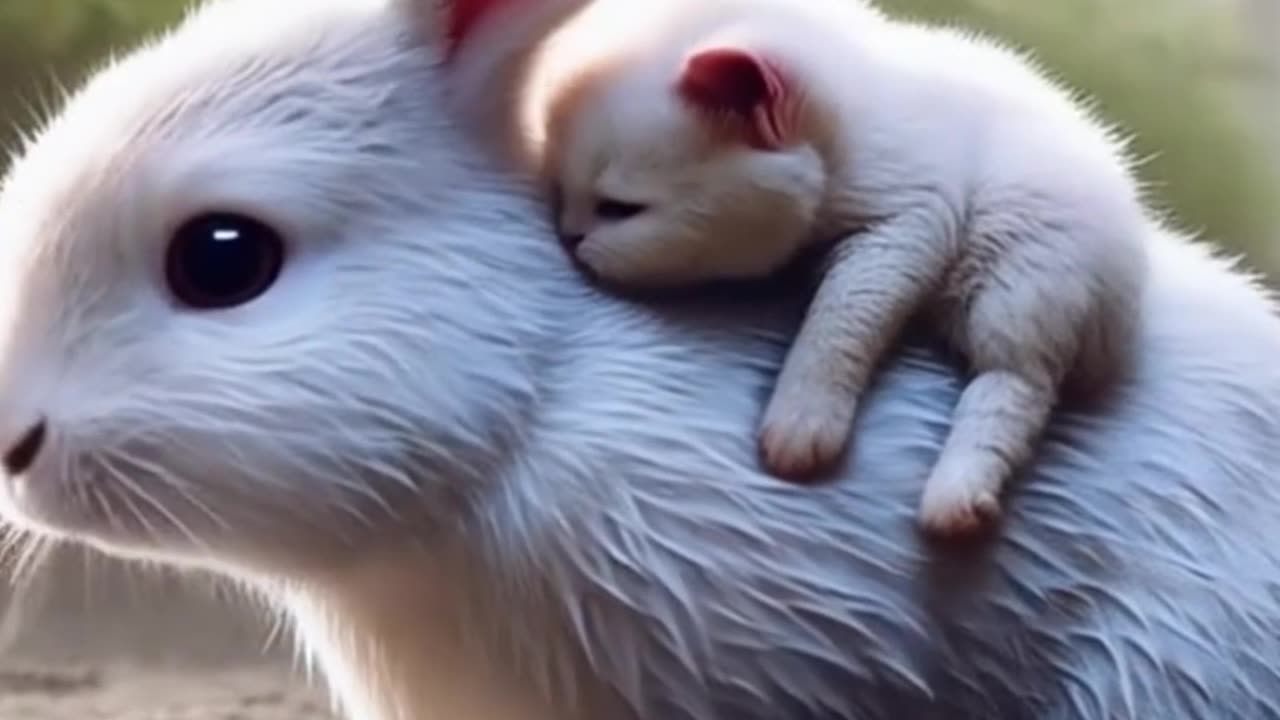 Rabbit Rescue the Kitty in Swamp