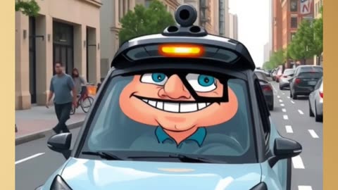 Your Self-Driving Car’s Got Jokes? 😂🚗 #DadJoke #FunnyVideos