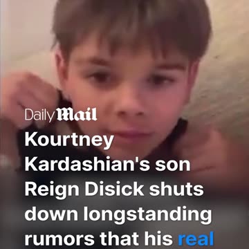 Reign Disick responds to claim Justin Bieber is his father