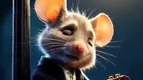 sad mouse #short#viralvideo#guitar#ai#cute#mouse#sad
