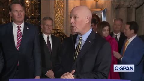 Governor Greg Gianforte Leads Press Conference at Mar-a-Lago