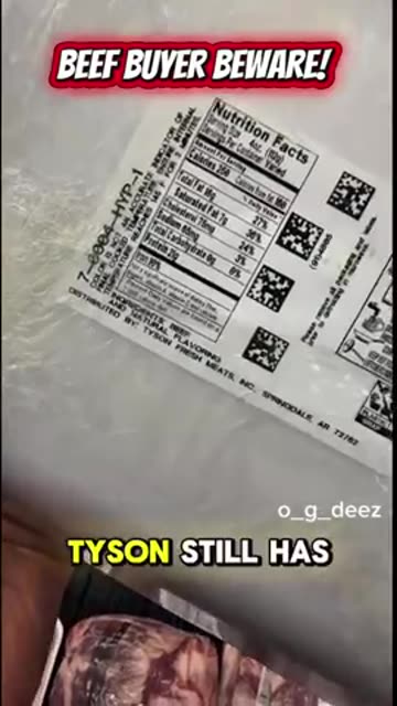 Always Read the Labels IF You Are Shopping for Meat at Walmart.