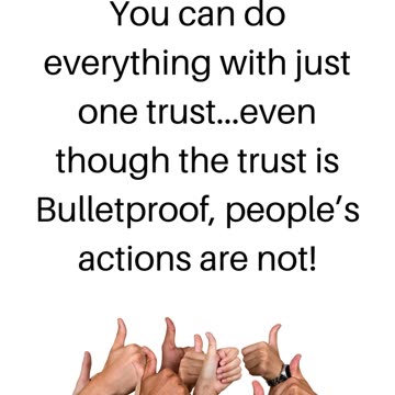 Why create multiple trusts