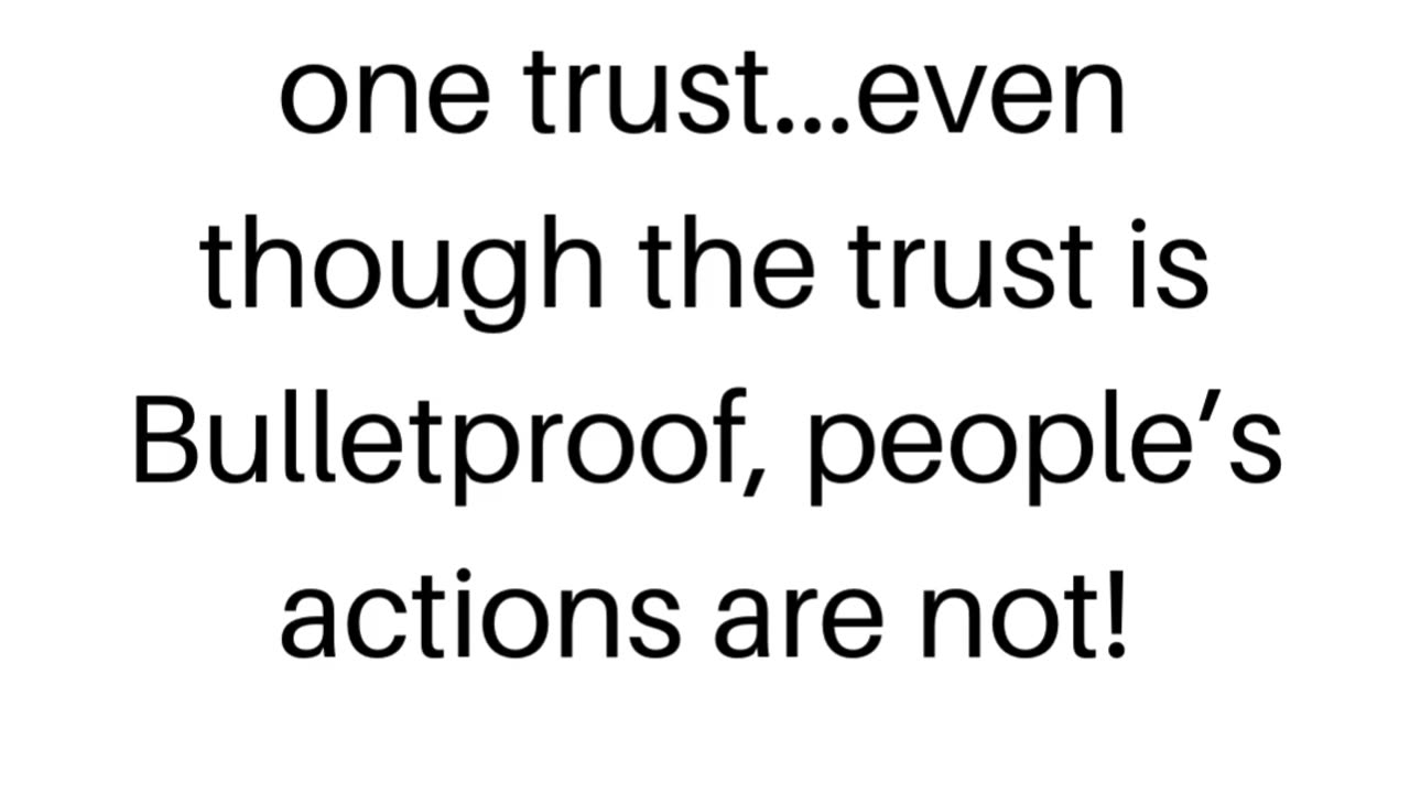 Why create multiple trusts