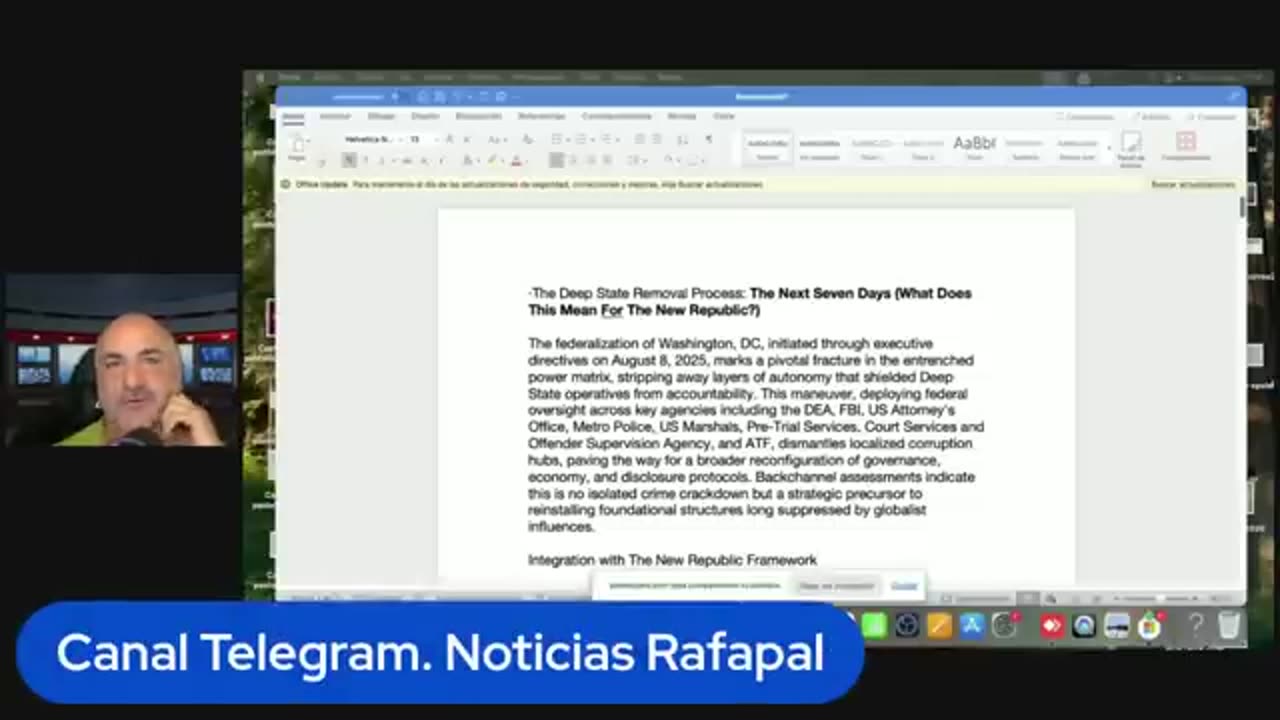 TRUMP TOMA WASHINGTON - RESTAURACION DE USA Y ASCENSIÓN DE LA TIERRA - PUBLICADO EN GRANDES MEDIOS!!