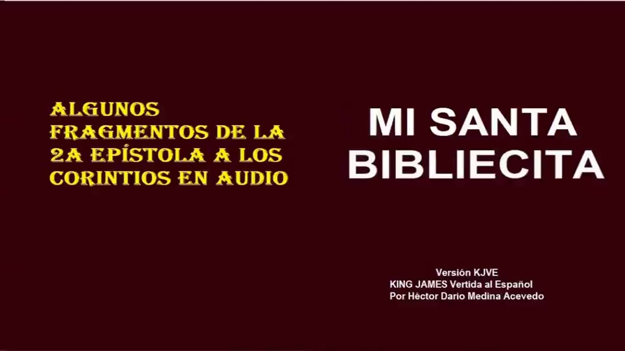 MI SANTA BIBLIECITA 47 2 Corintios