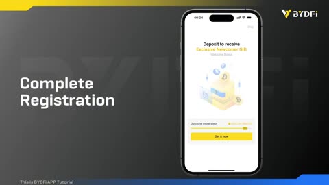 How to Register Account on BYDFi (APP)