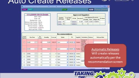 SCM301 - Gemach MOOC - Plex Manufacturing Cloud Web2 ERP- MRP, PRP, JRP c. 2015