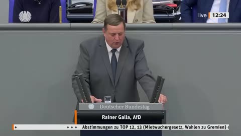 Rainer Galla zu der Sozialistischen Wohnungspolitik der Linken! - AfD-Fraktion im Bundestag