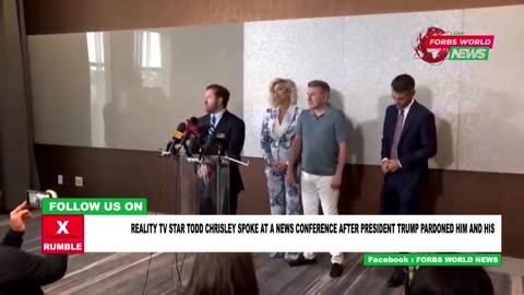 Todd Chrisley and wife take to the stage for the first time after pardon from President Trump