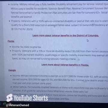 Ultimate State-by-State Tax Benefits Guide for Veterans, Families & Survivors Military Veterans