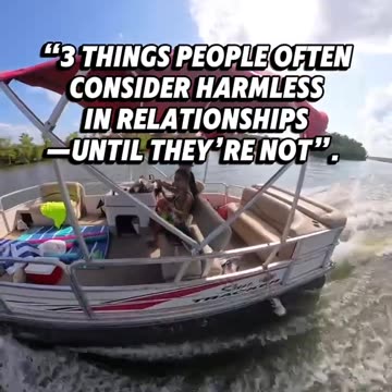 Things harming the relationship