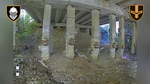 Ukrainians Destroy Another Pre-Mined Russian Bridge Near Kupyansk